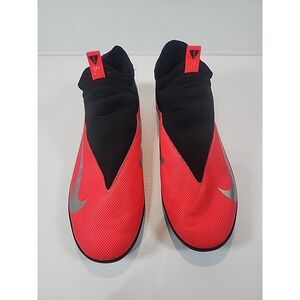 Nike Phantom VSN 2 Club DF TF Laser Crimson Soccer Turf Shoe CD4173-606 Sz 11 US